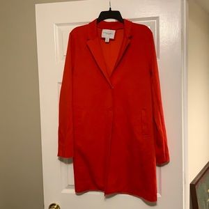 Bright Red Blazer Style Jacket